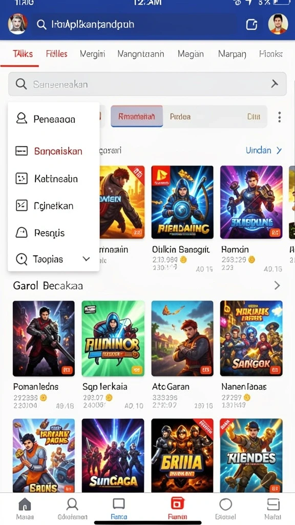 alien138 - Tampilan antarmuka yang menarik dan mudah digunakan.