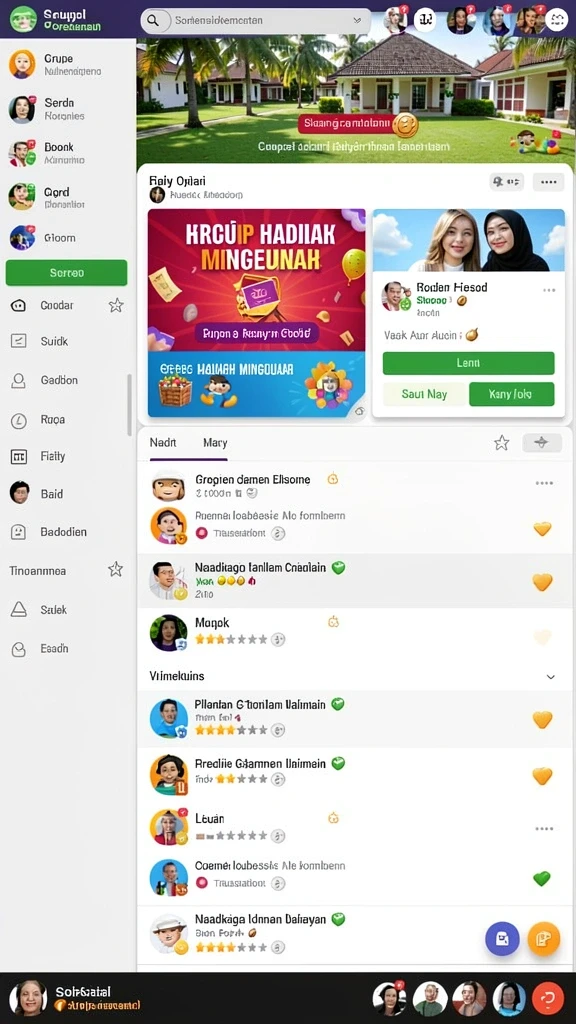 rajacuan - Gameplay seru dengan berbagai karakter yang bisa dipilih.